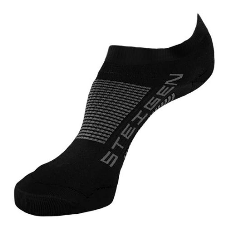 Steigen Unisex Running Socks Black OSFA