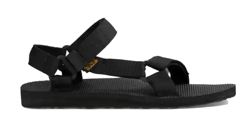 teva original universal urban tech sandals in black