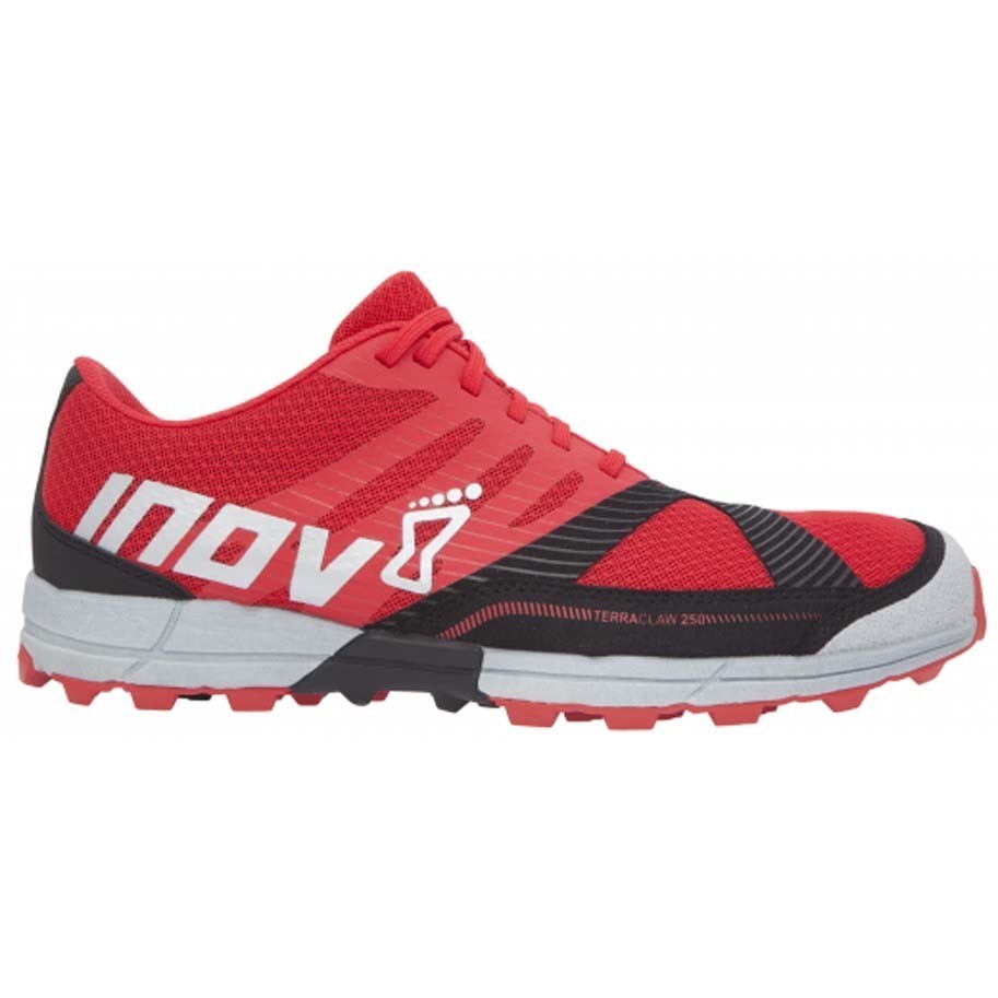 Inov8 Mens Terra Claw 250 Trail Running Shoes - Red/Black