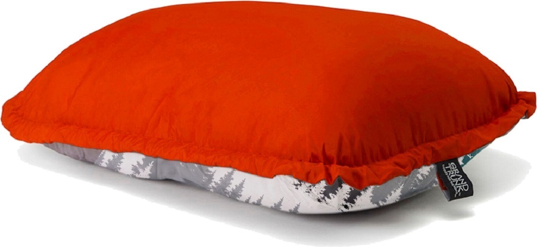 Grand Trunk Adjustable Puffy Travel Pillow Bright Crimson