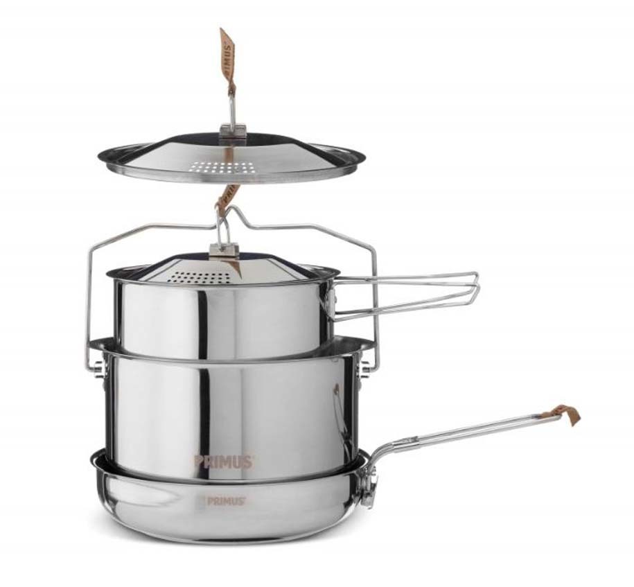 PRIMUS LARGE CAMPFIRE STAINLESS COOKSET WP738001