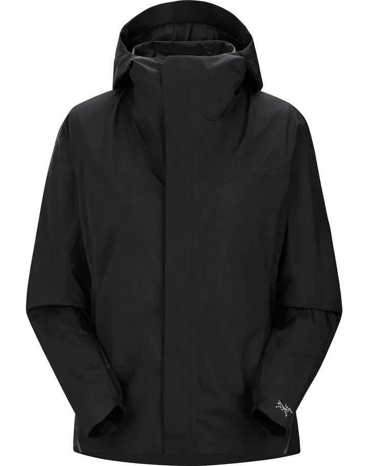 Arcteryx Solano GTX Womens Softshell Hooded Jacket Black S Arc teryx