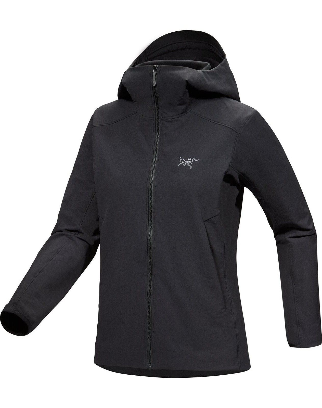 Arcteryx Gamma Womens Softshell Hooded Jacket Black XL Arc teryx