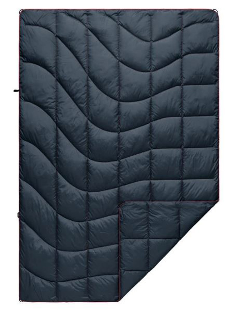 Rumpl Solid Down Puffy Outdoor Blanket - Deepwater