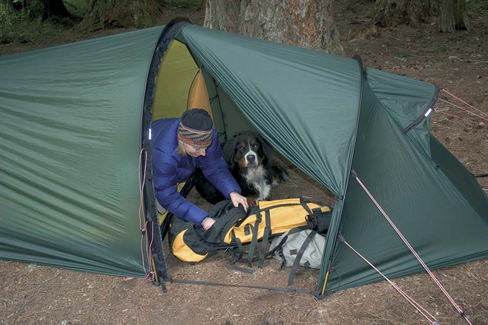 hilleberg nallo 3 person tent in use