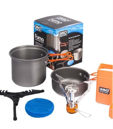 360 FURNO STOVE AND POT SET