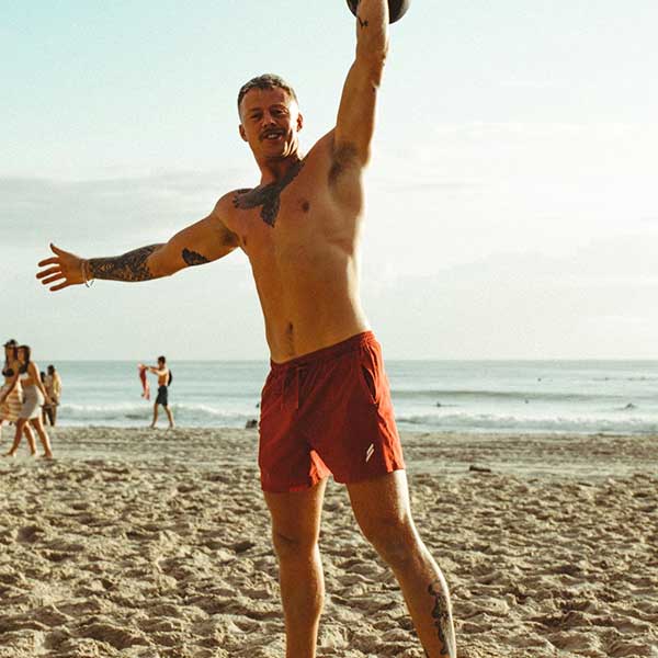 Adam Green on the beach
