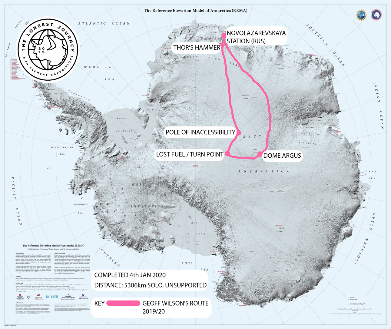 Antarctica Map