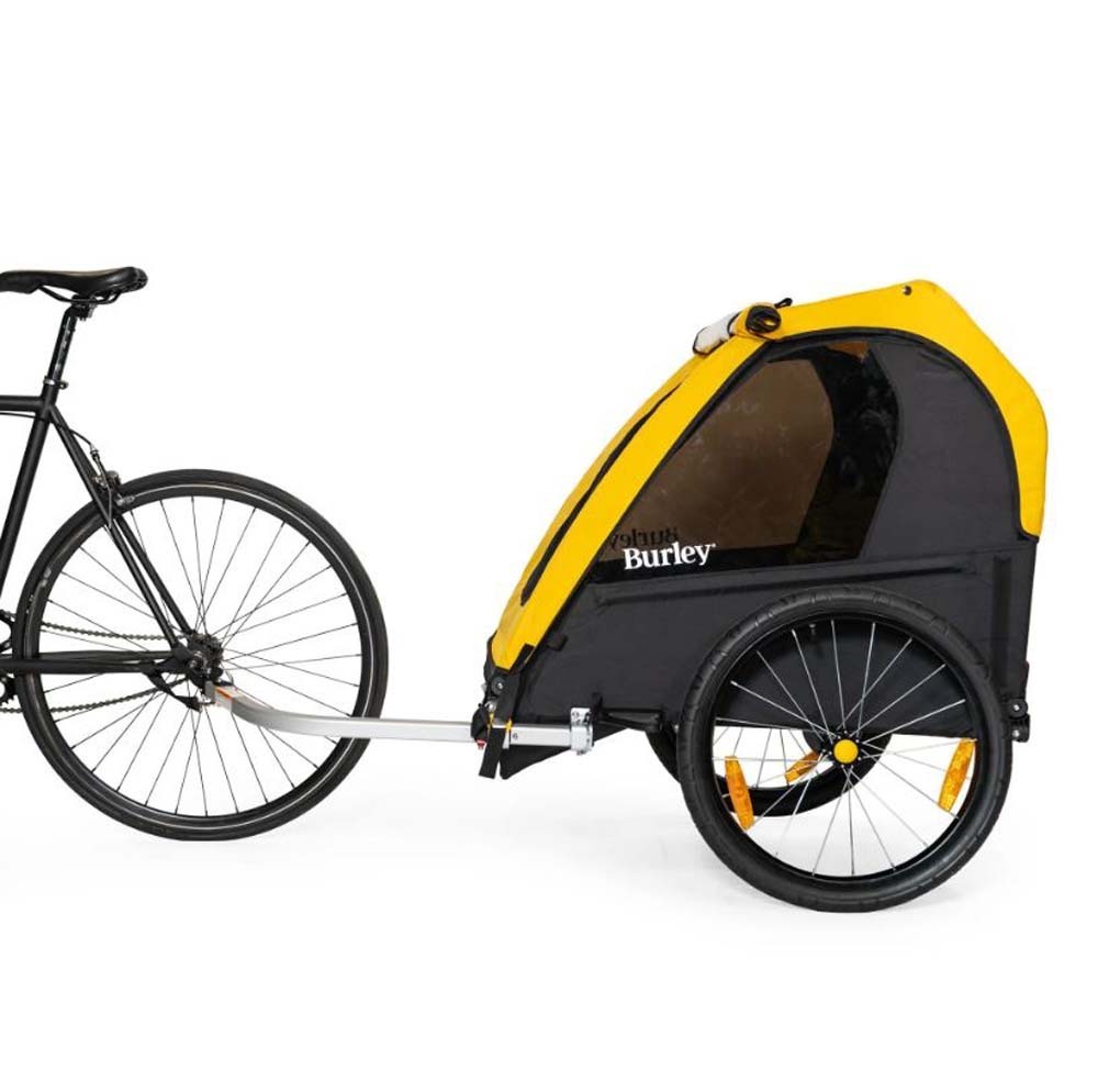 Burley Bee Single Kids Bike Trailer - Yellow