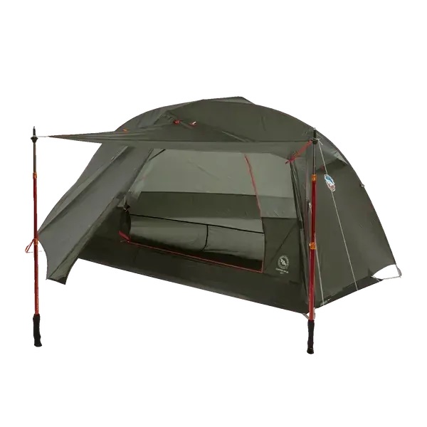 Big Agnes Copper Spur Ultralight HyperBead 3-Season 1-Person Hiking Tent - Lichen Green