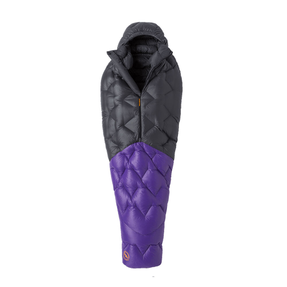 Big Agnes Fly Creek Ultralight -4C/25F Ultralight Down Sleeping Bag - Regular - Asphalt/Royal Purple