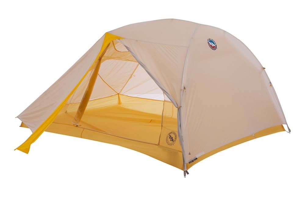 Big Agnes Tiger Wall UL3 Solution Dye 3-Person Tent in Yellow and White