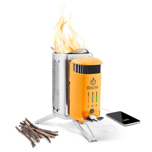 Biolite CampStove 2+ Electricity Generating Camp Stove