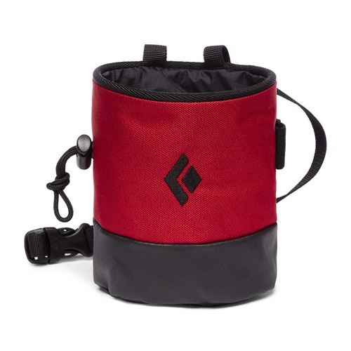 Black Diamond Mojo Zip Chalk Bag in Red