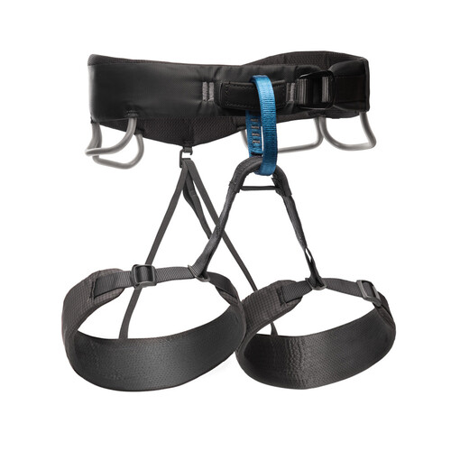 Black Diamond Momentum Harness in Black/Blue