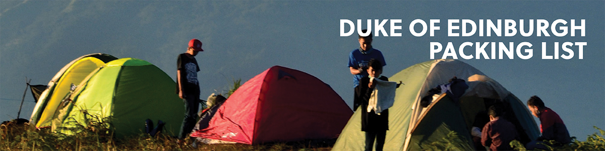 Duke of Edinburgh Packing List