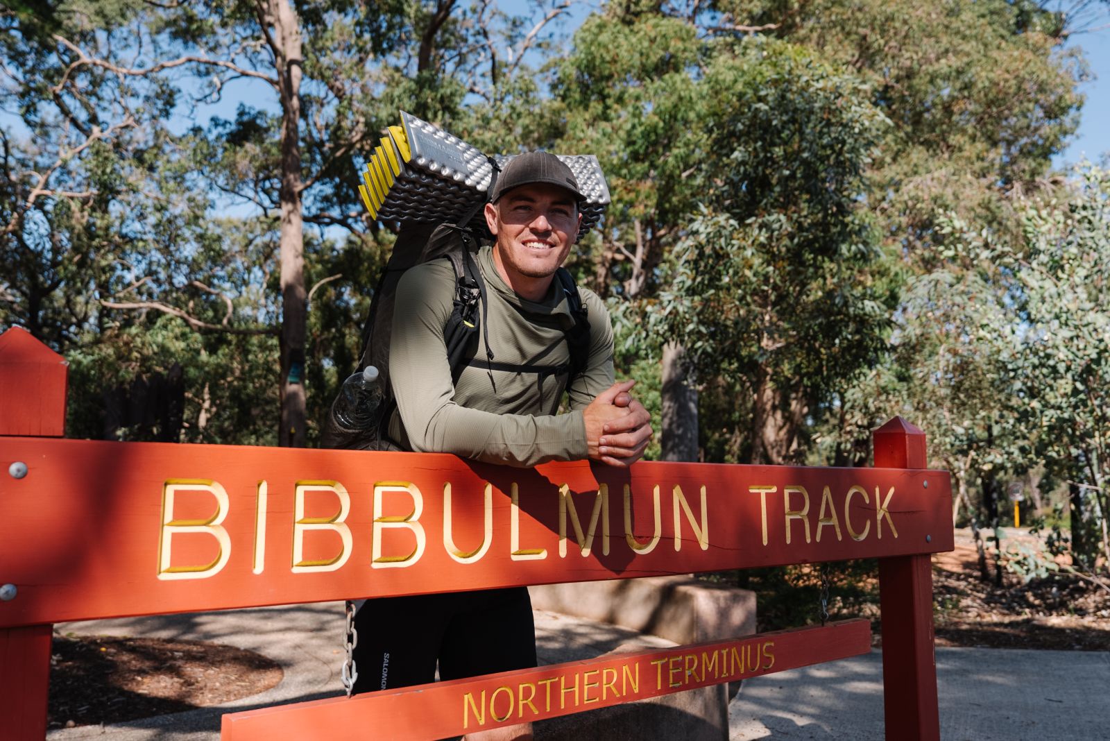 Photo Cam Bostock on the Bibblemun Track