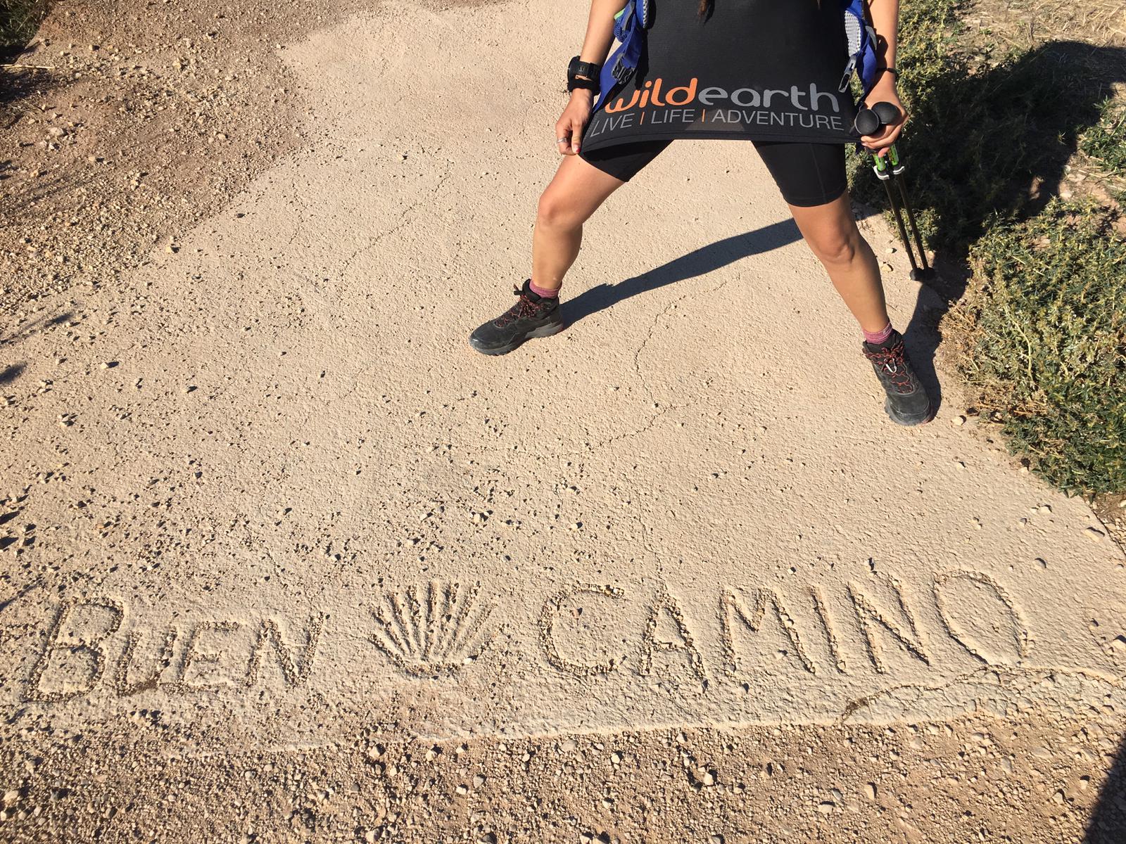 Lauren on the Camino de Santiago walk