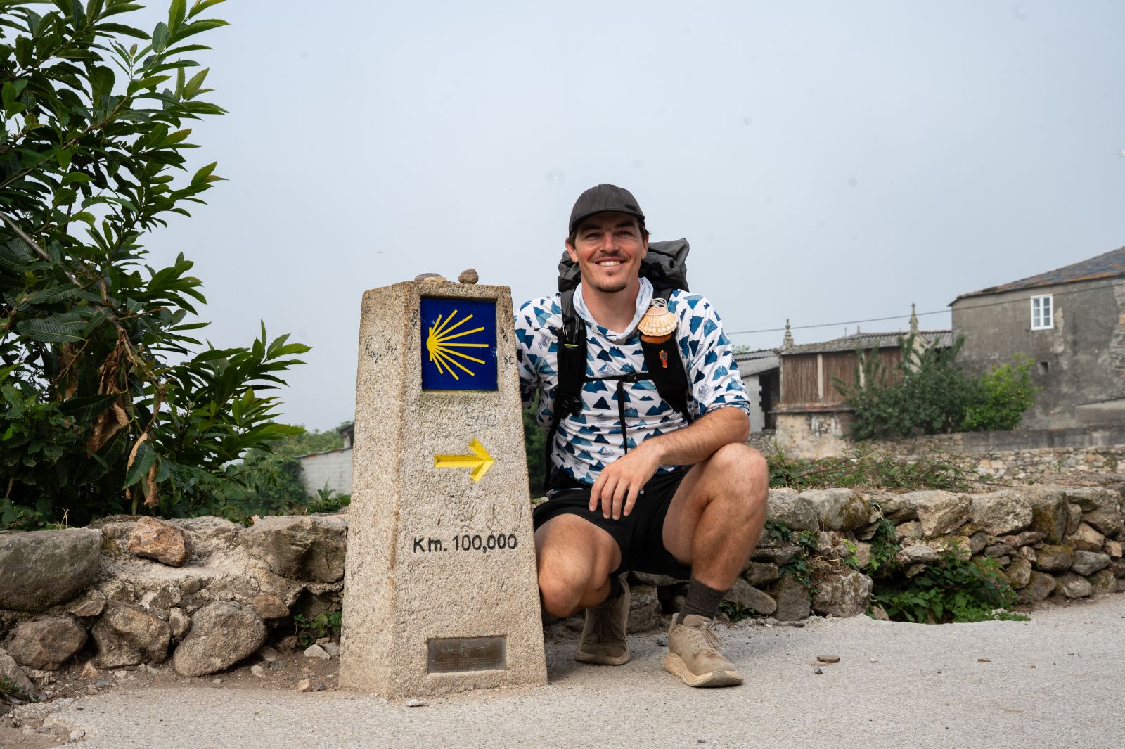 Photo of Cam Bostock on the Camino De Santiago