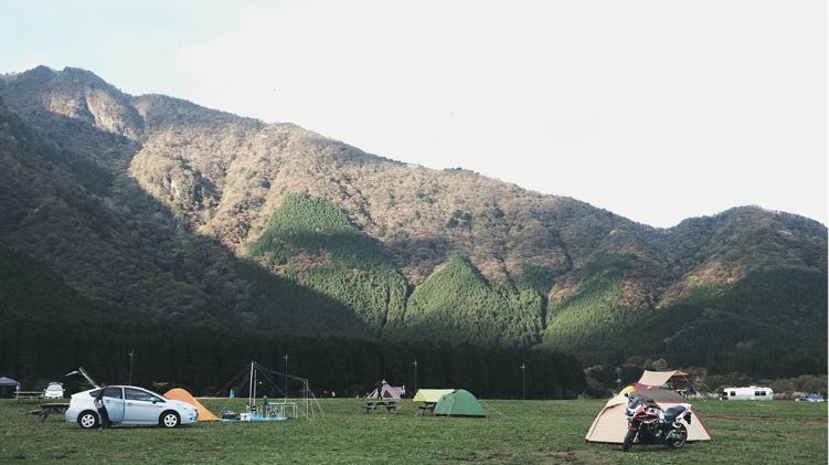 Campsite in the mountains