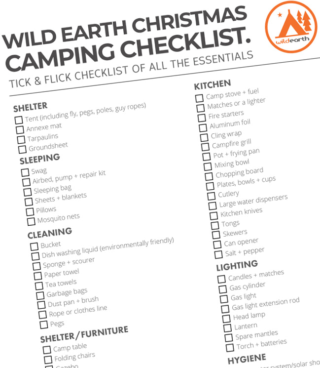 Christmas Getaway Gear Checklist