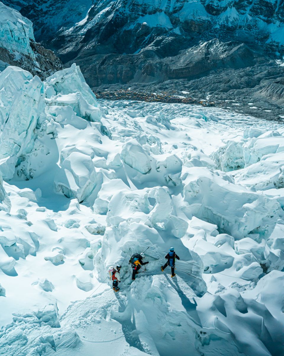 Photo of Oli Foran on route to Everest