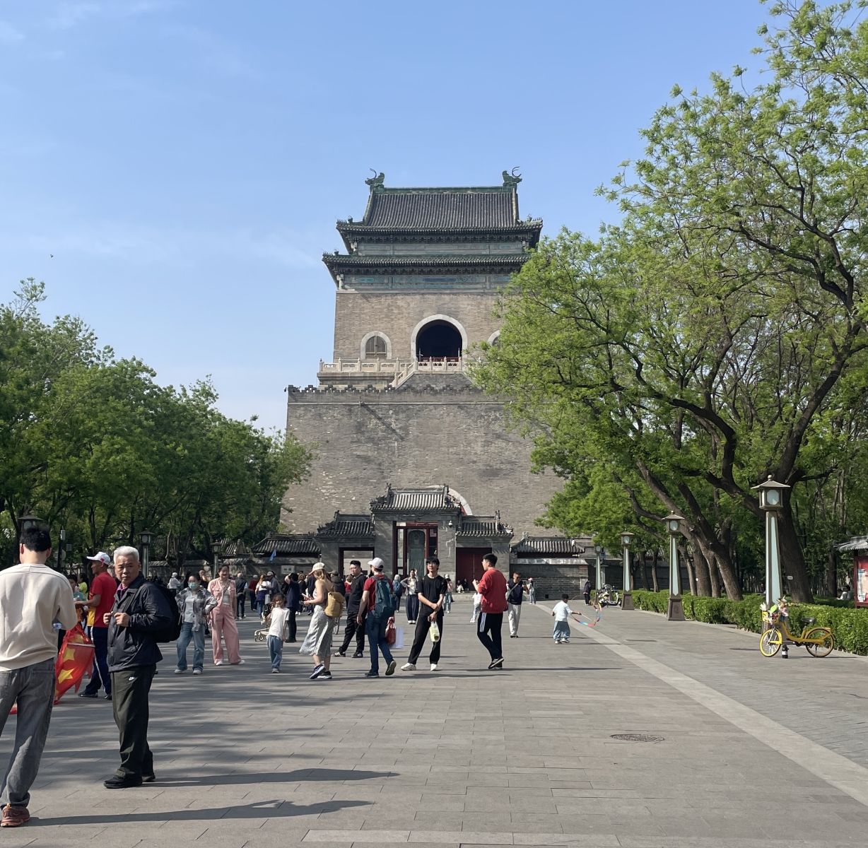 The Courtyard Between the Drum & Bell Tower