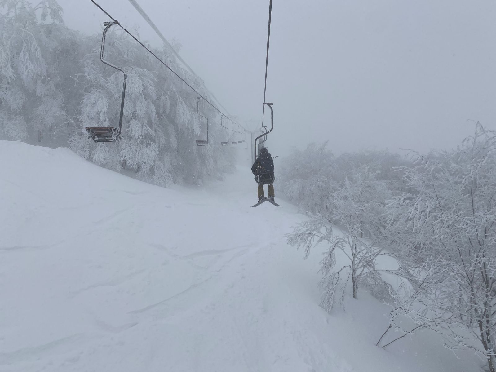 Good times on the chair lift