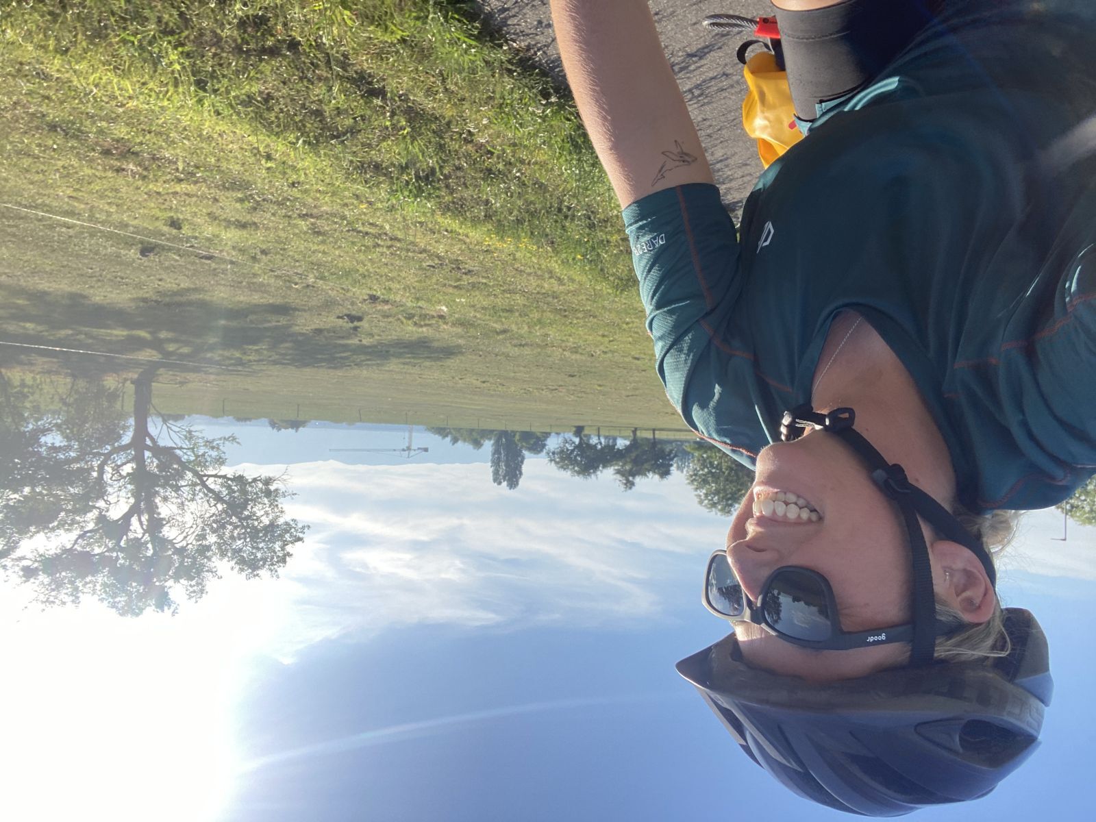 Steph - woman in her 20s riding her bike