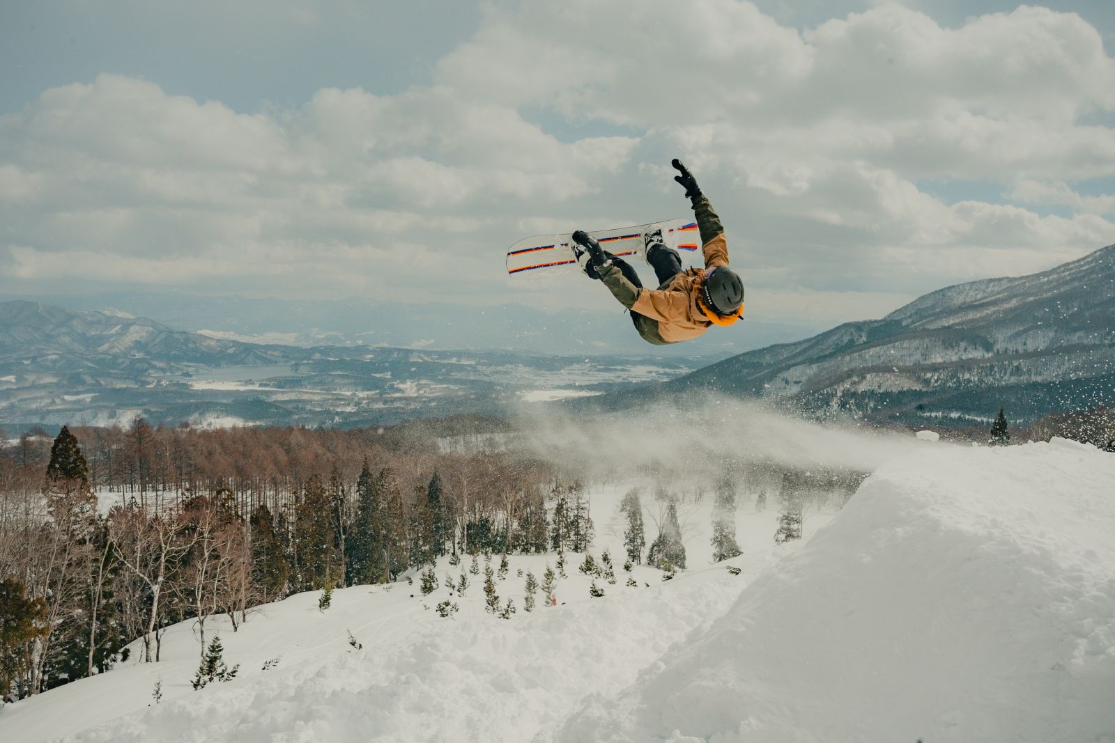 Hamish skiing in Japan