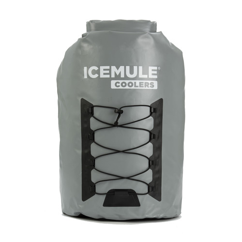 IceMule Pro 33L XLarge Waterproof Backpack Cooler Bag in Grey