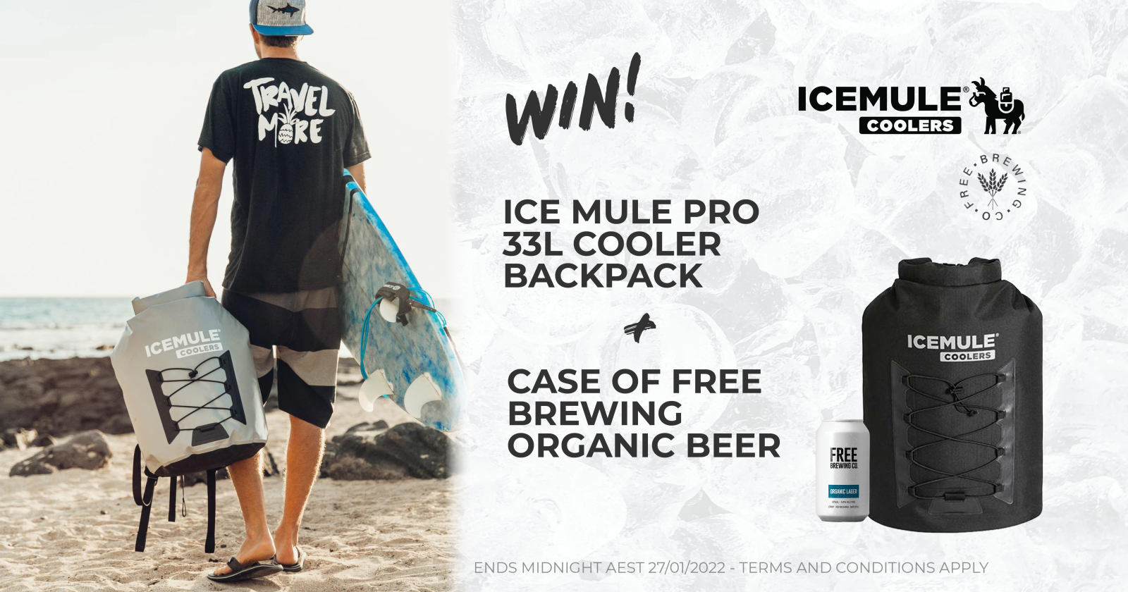 Win! An Icemule Cooler Backpack and FREE Brewing Co Beer
