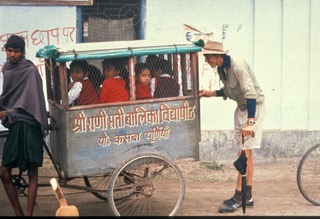 Off to school, on India's Gangetic Plain