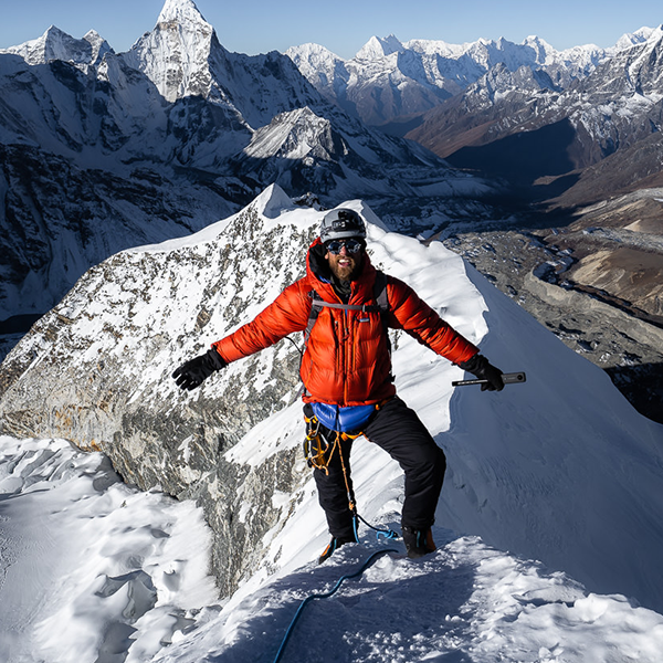 Jackson Groves at Yala Peak