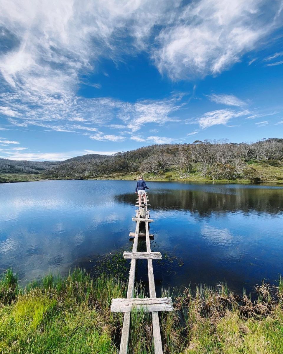 Kate Alice Hiking in Australian Alps