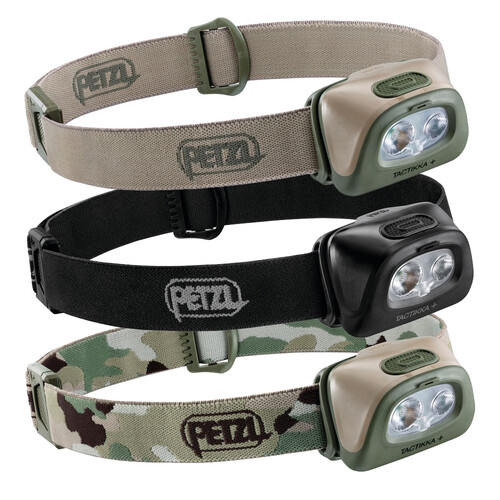 PETZL TACTIKKA + 350 LUMEN COMPACT HEADLAMP