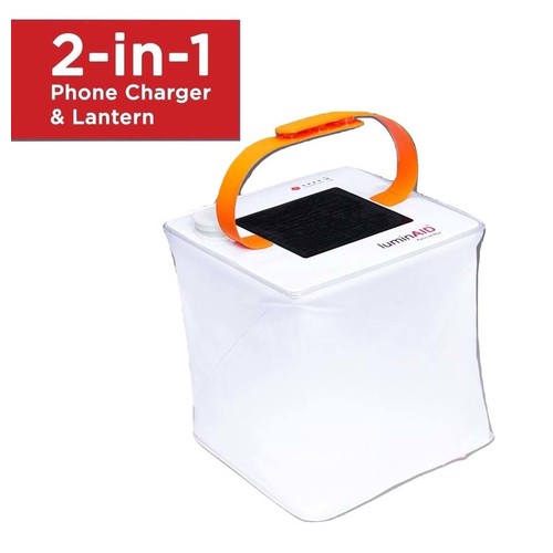  LUMINAID PACKLITE MAX 2 IN 1 PHONE CHARGER & COMPACT SOLAR LANTERN