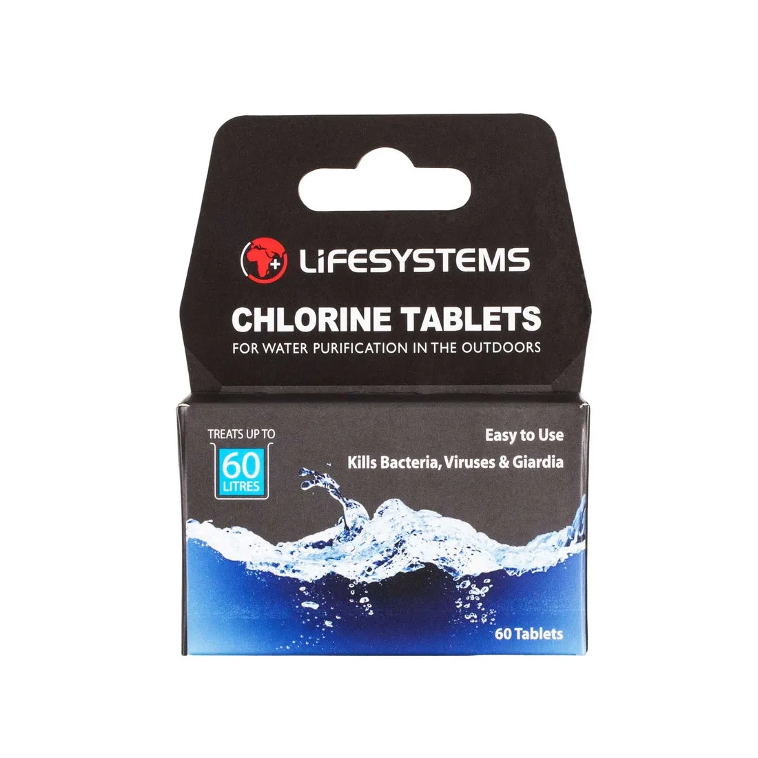 Lifesystems Chlorine Water Purification Tablets - 60 Tablets