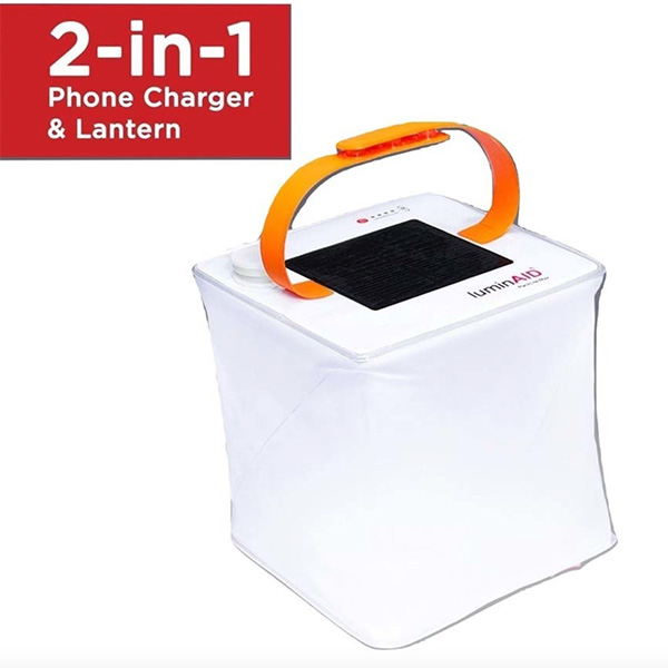 LuminAid PackLite Max 2 in 1 Phone Charger & Compact Solar Lantern
