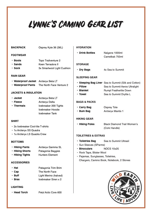 My Packing Guide for The Camino de Santiago