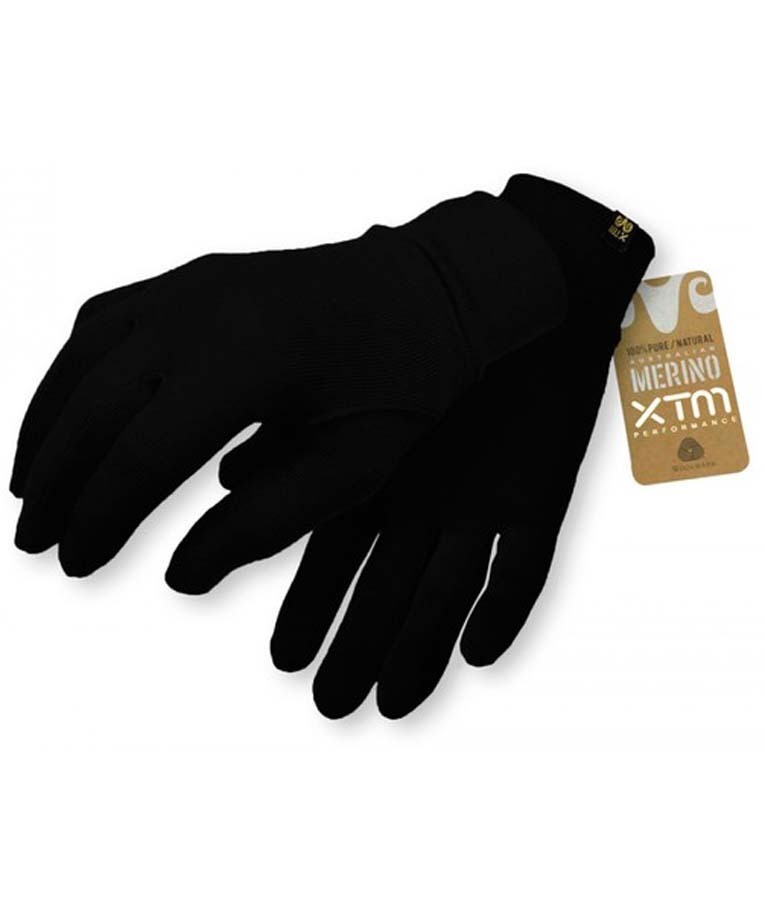 XTM MERINO GLOVES - BLACK