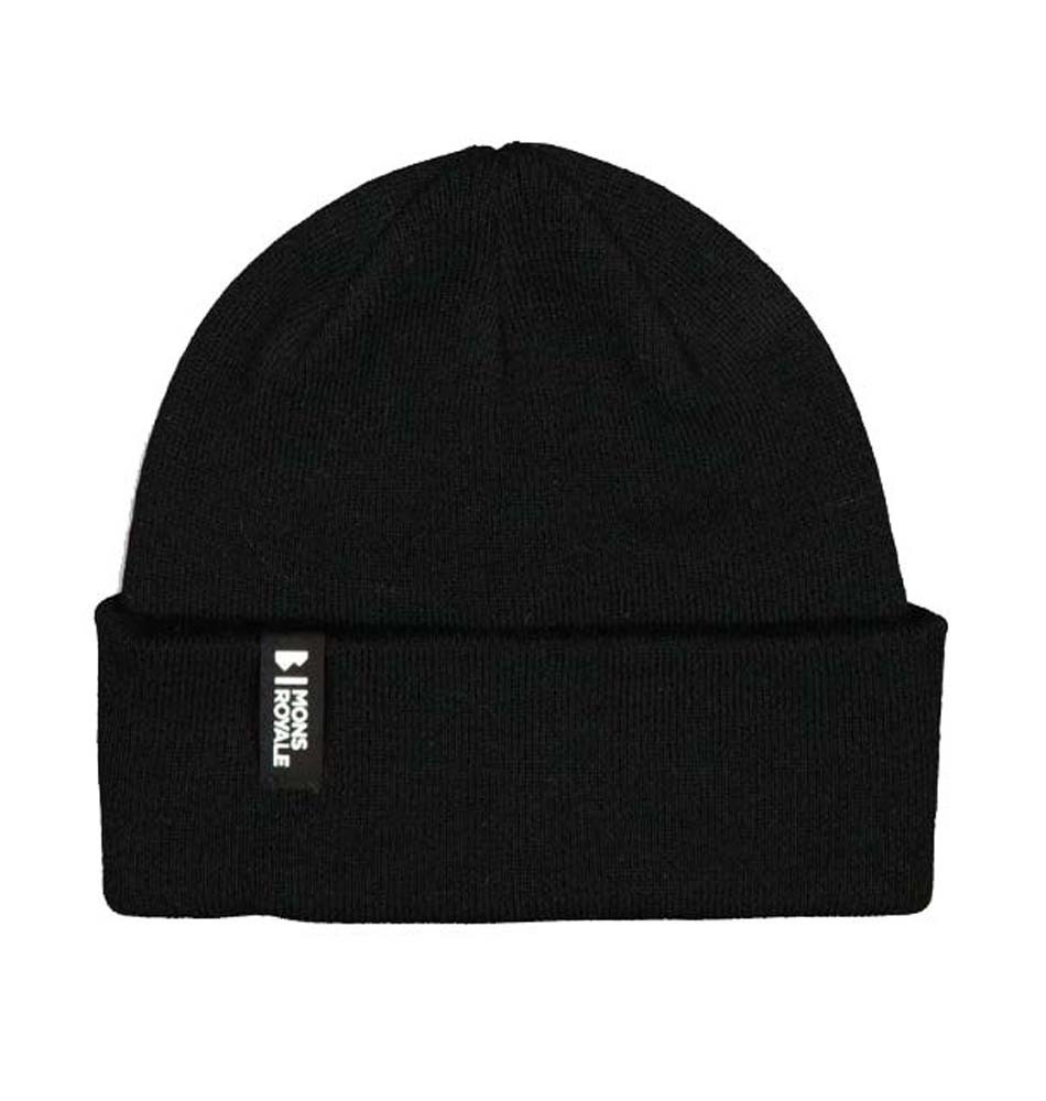 Mons Royale McCloud Merino Unisex Beanie - Black