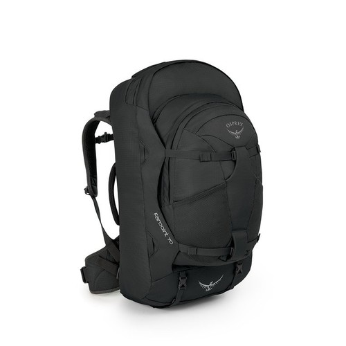 Osprey Farpoint 70L Ultralight Travel Backpack & Daypack  in Black