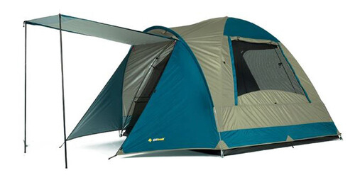 Oztrail Tasman 4 Person Tent in Blue/Grey