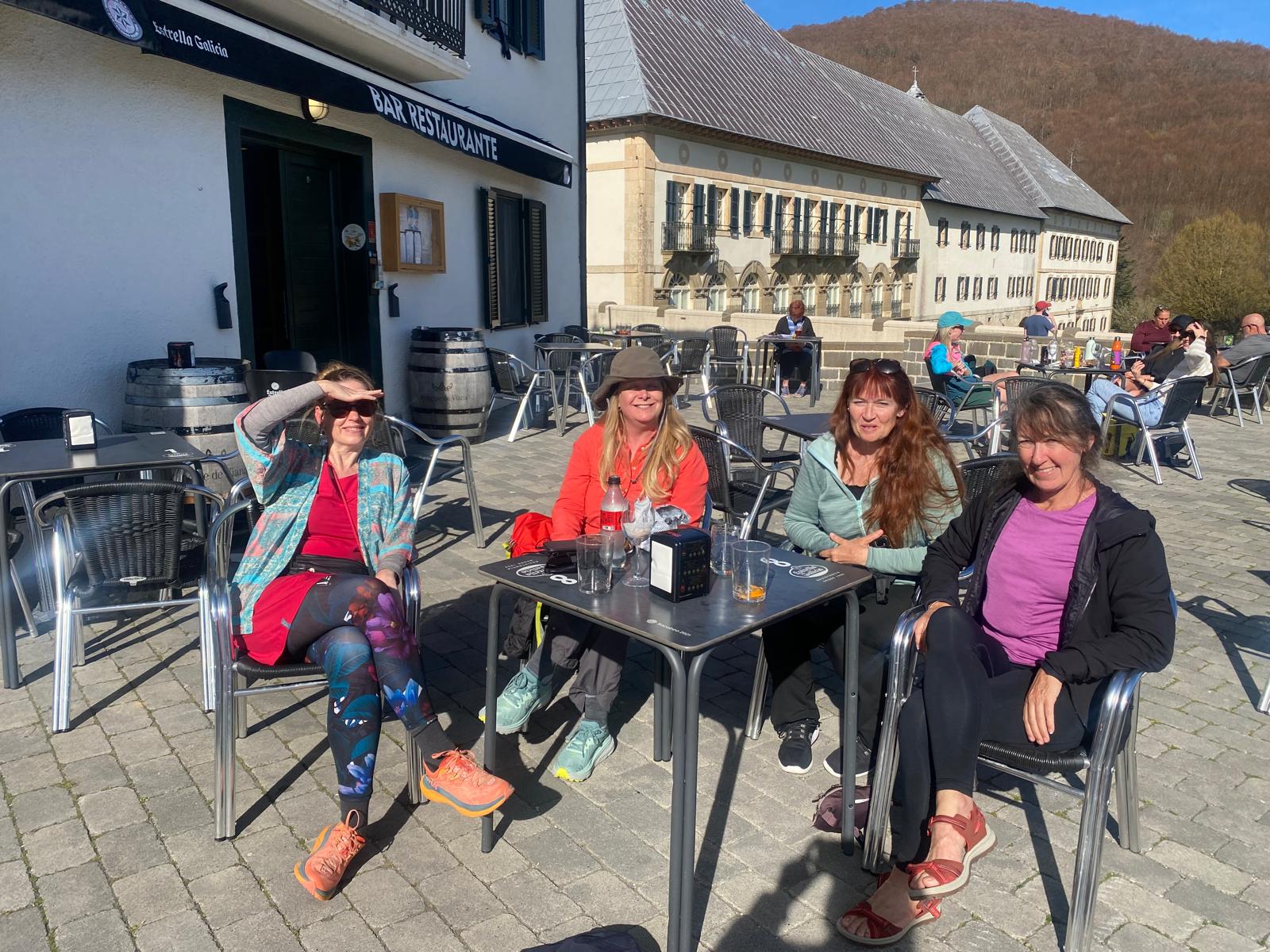 me with camino family after walking