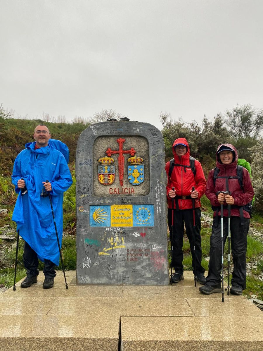 Getting Caught in the rain. Wet Weather gear on the camino