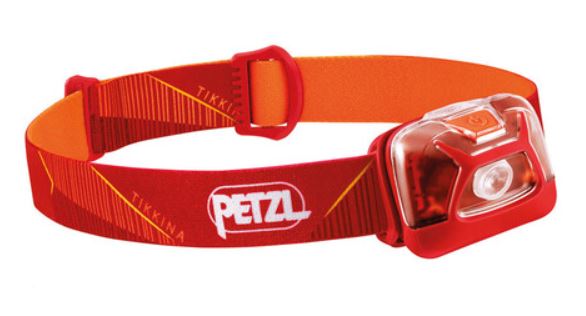 PETZL TIKKINA COMPACT 250 LUMEN HEADLAMP - Orange