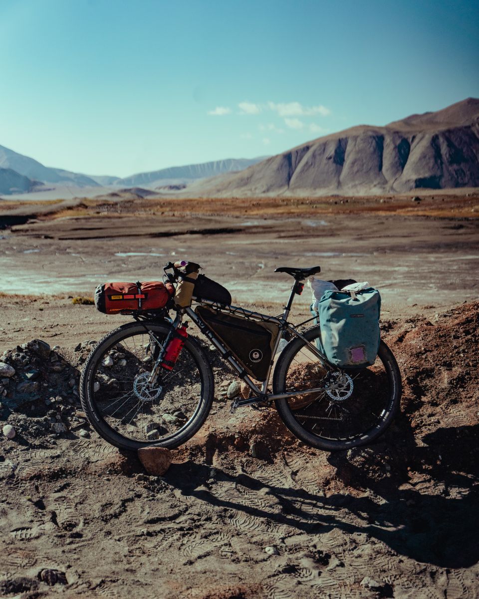 Photo of Hamish's bike set up