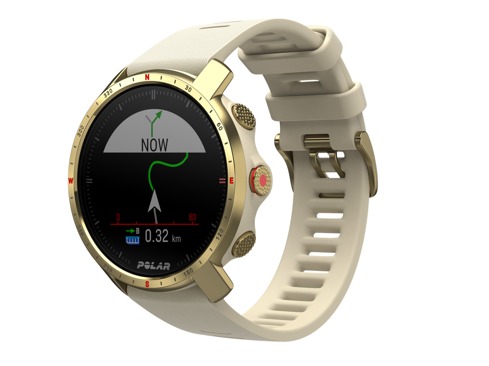 Polar Grit X Pro Multisport GPS Watch - Champagne/Gold