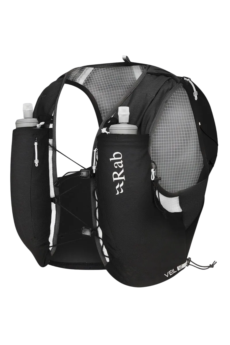 Rab Veil 12L Lightweight Running Vest - Black 